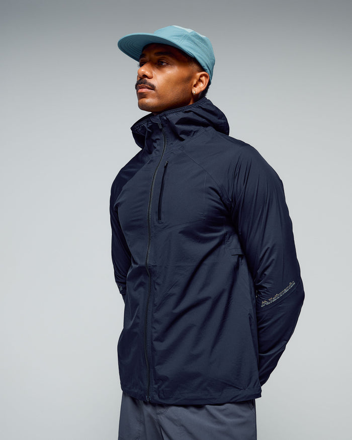 Men's Seeker 2.5L Rain Jacket - Black Stingray