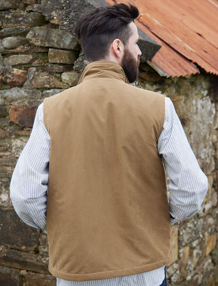 Men's West Cork Windproof Vest - Brown