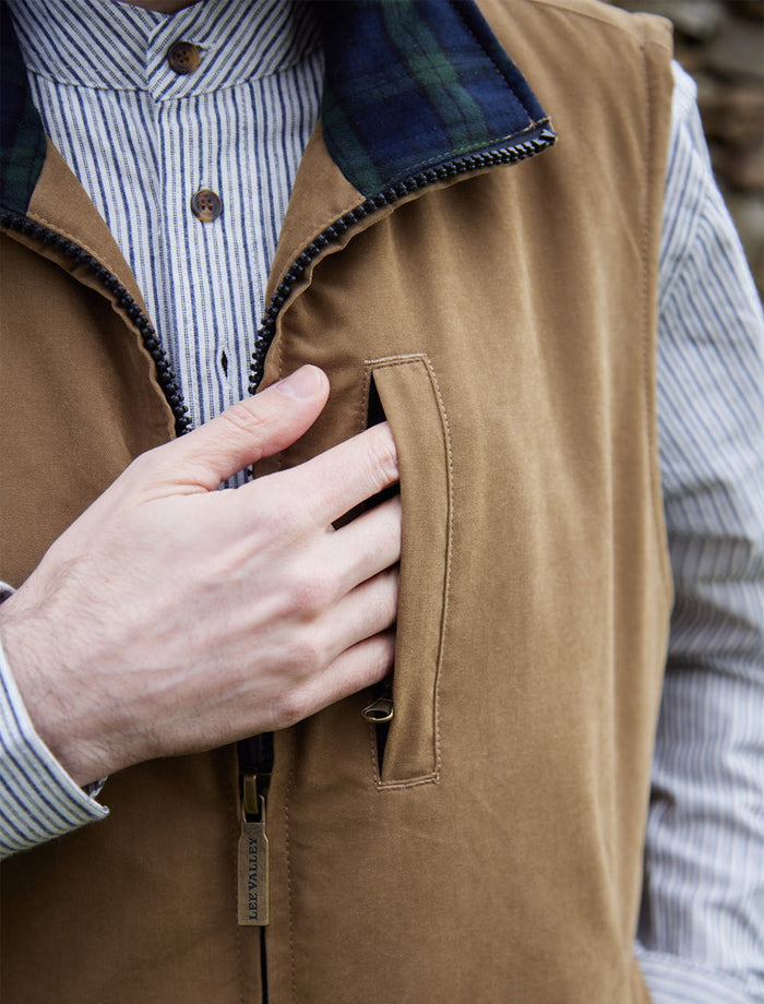 Men's West Cork Windproof Vest - Brown