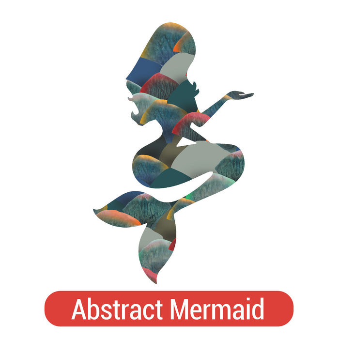 Mermaid Silhouette Theme PAC Adhesive Vinyl - 14 patterns (8")