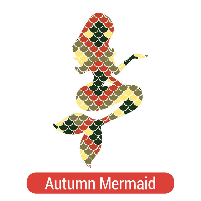 Mermaid Silhouette Theme PAC Adhesive Vinyl - 14 patterns (8")