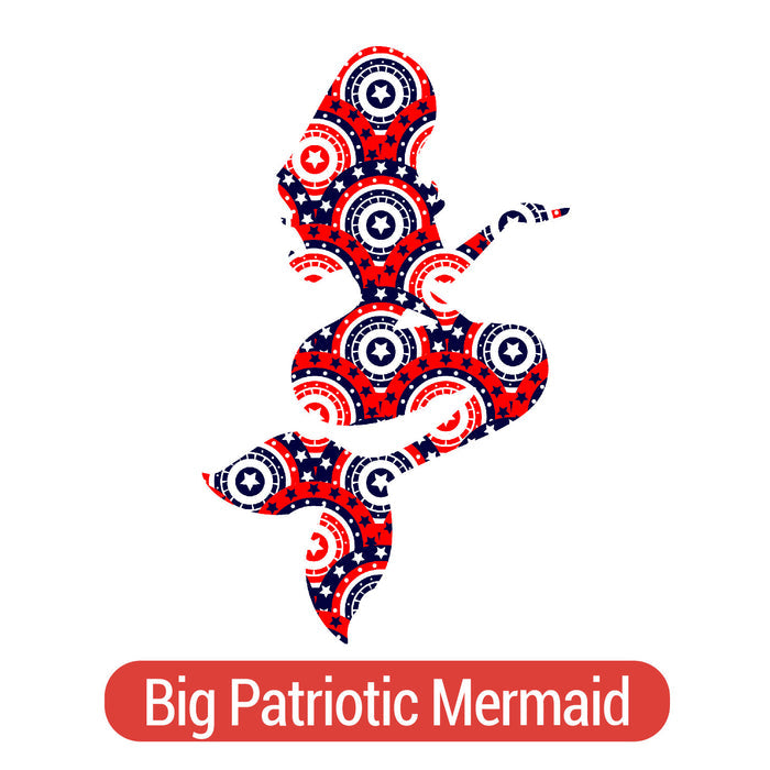 Mermaid Silhouette Theme PAC Adhesive Vinyl - 14 patterns (8")