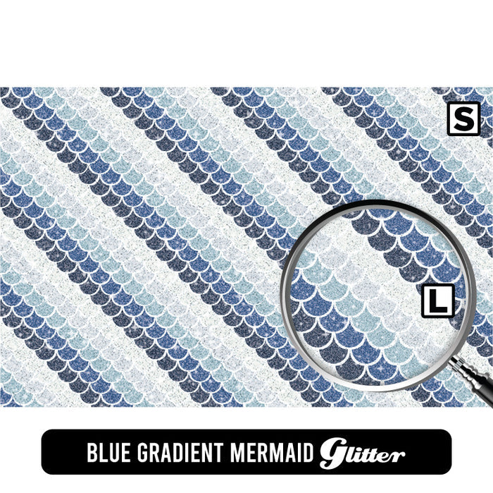 Blue Gradient Mermaid