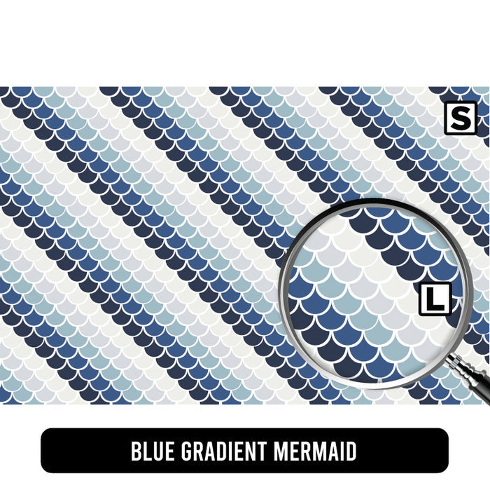 Blue Gradient Mermaid