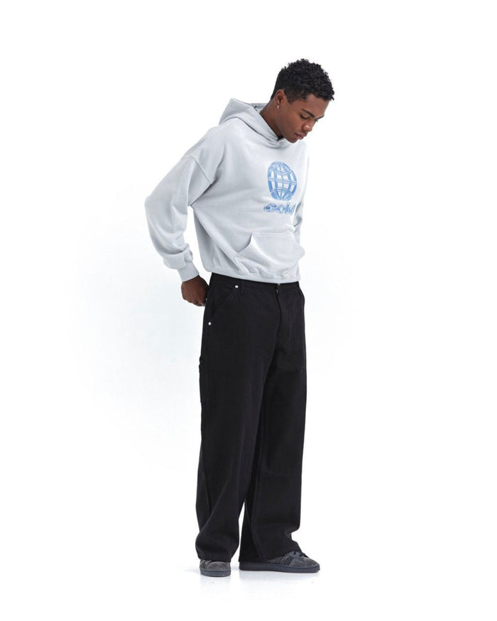METALLIC WORLD HOODIE LIGHT GREY - COLD CULTURE #man