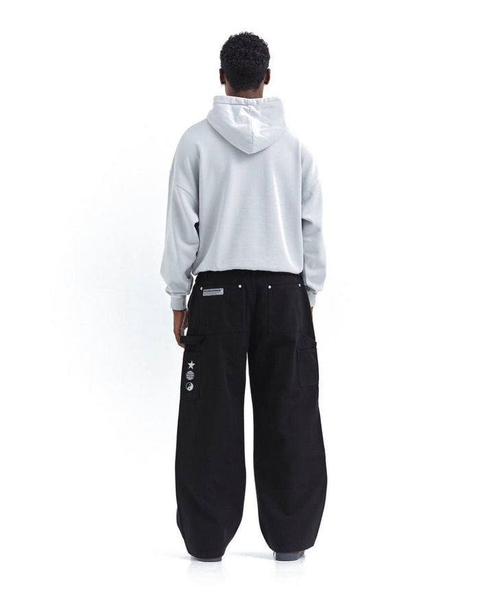 METALLIC WORLD HOODIE LIGHT GREY - COLD CULTURE #man