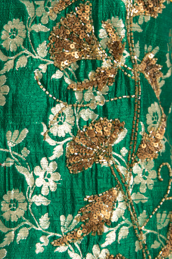 Mia Silk Green Dress
