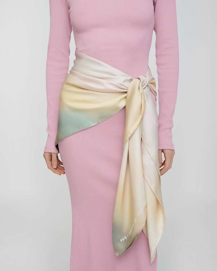 Miani - Silk scarf - Sunrise Haze