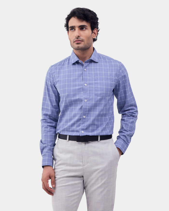 LONG SLEEVE INDIA FIT CHECK SHIRT