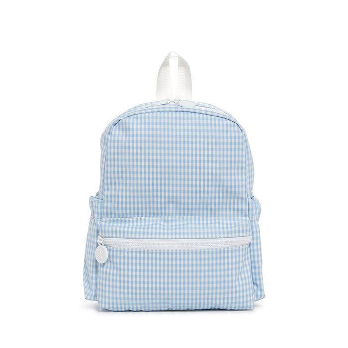 Mini Backer - Gingham Mist - Wee Bee Baby Boutique