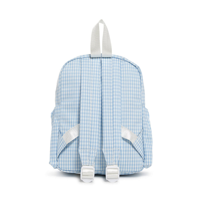 Mini Backer - Gingham Mist - Wee Bee Baby Boutique