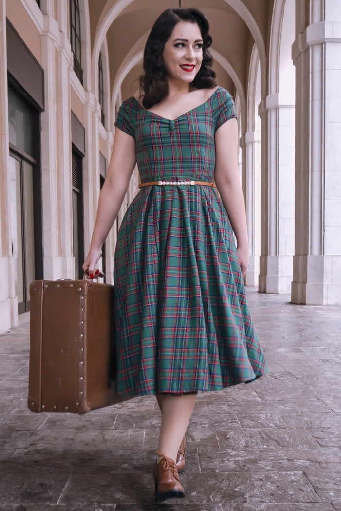 Miss Lily Dress in Green
