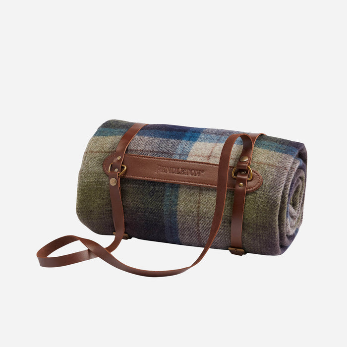 Pendleton Motor Robe with Carrier - Haystack Plaid