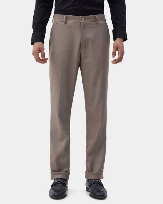CLEAN FRONT COMFORT FIT STRUCTURE TROUSER