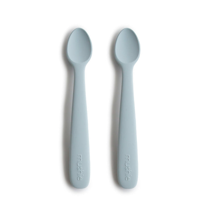 Mushie Silicone Feeding Spoons (2-Pack) - Wee Bee Baby Boutique