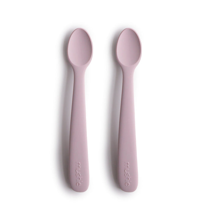 Mushie Silicone Feeding Spoons (2-Pack) - Wee Bee Baby Boutique