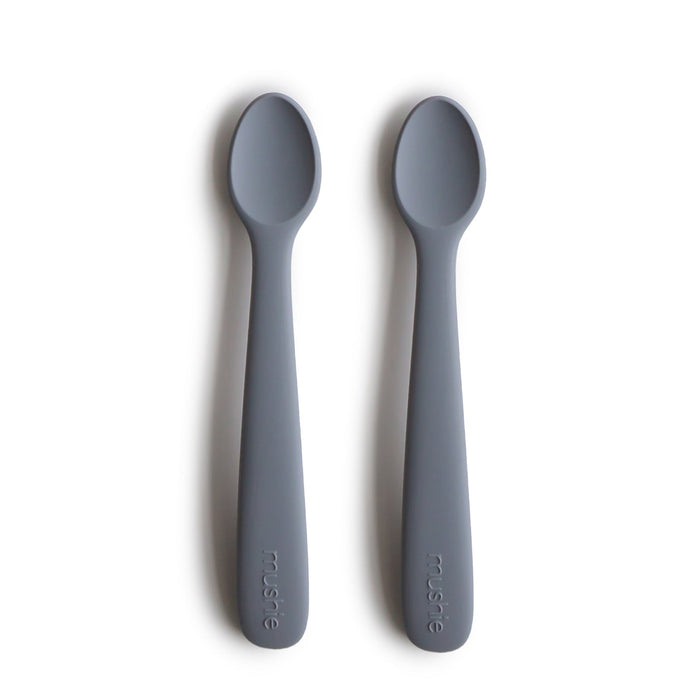 Mushie Silicone Feeding Spoons (2-Pack) - Wee Bee Baby Boutique