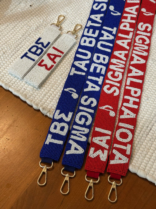 Music Greeks - Beaded Purse Straps and Wristlets SAI TBS