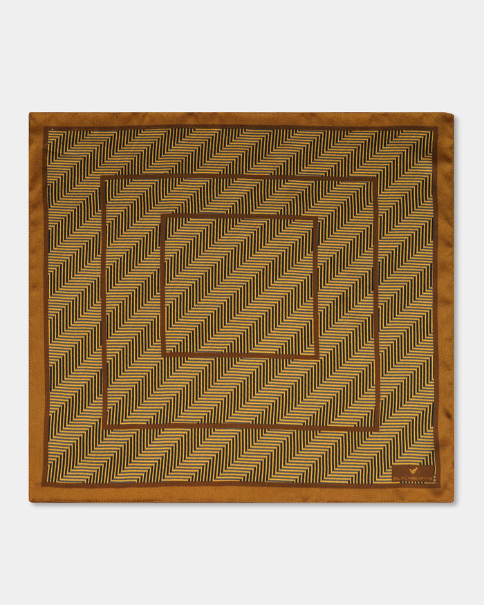 Accessories Regular Fit All Over Print Pocket Square