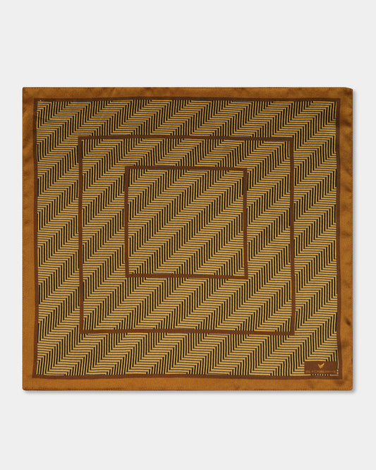 Accessories Regular Fit All Over Print Pocket Square