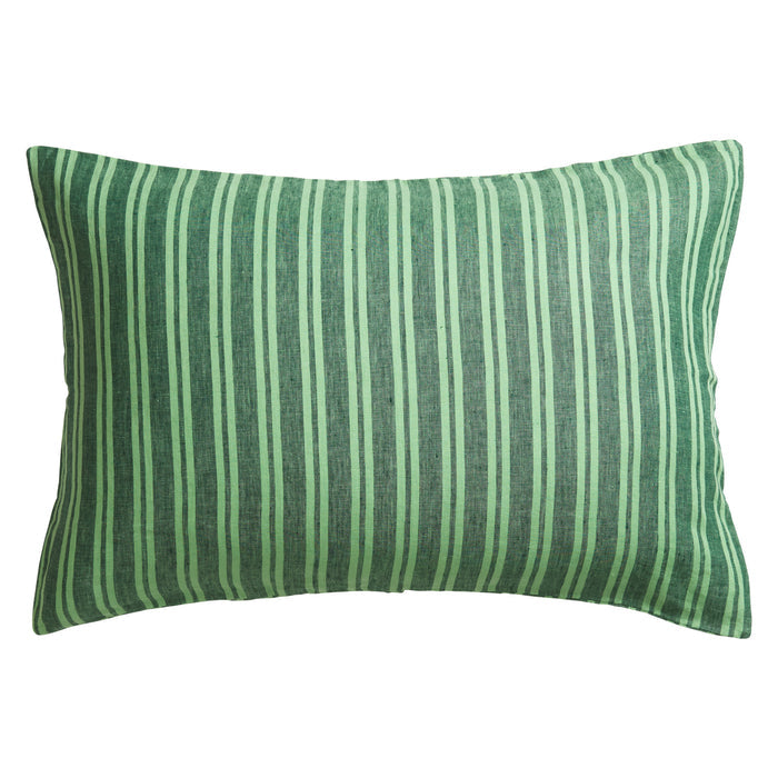 Nadine Linen Pillowcase Set - Forest Standard