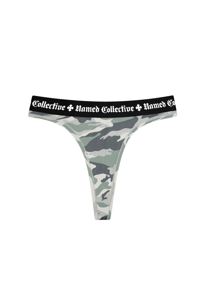 NAMED CLASSICS LOGO THONG CAMO