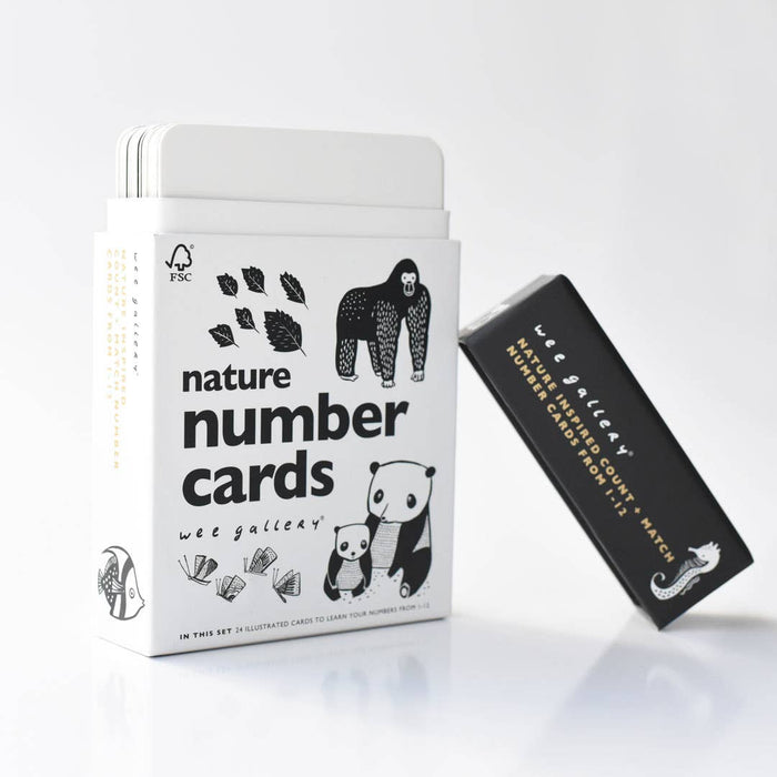 Nature Number Cards - Wee Bee Baby Boutique