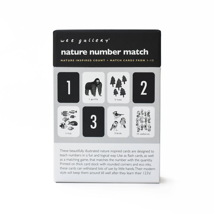 Nature Number Cards - Wee Bee Baby Boutique