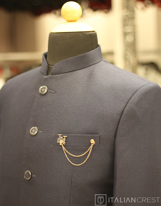 Navy Blue Jodhpuri Suit