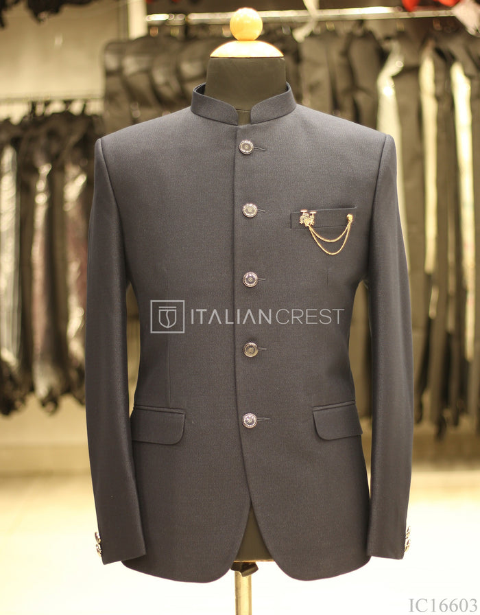 Navy Blue Jodhpuri Suit