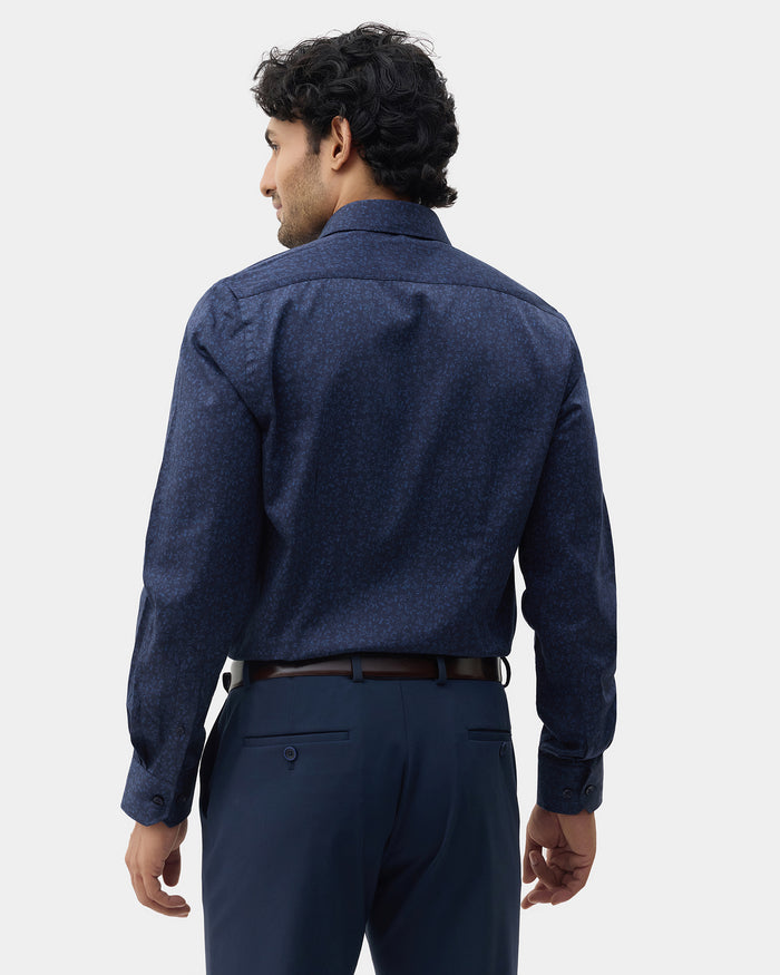 Navy Printed Shirt - Jetta