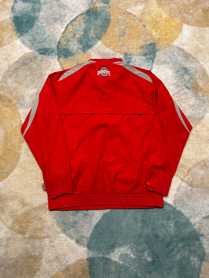 Nike 00's Red Ohio State Retro Half-Zip (Waterproof)