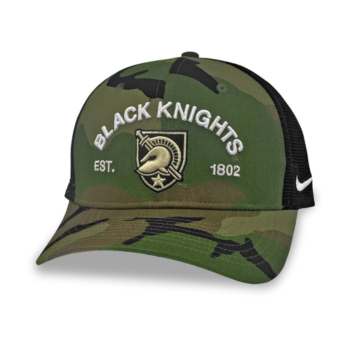 Nike Army Military Woodland Camo Rise Trucker Hat