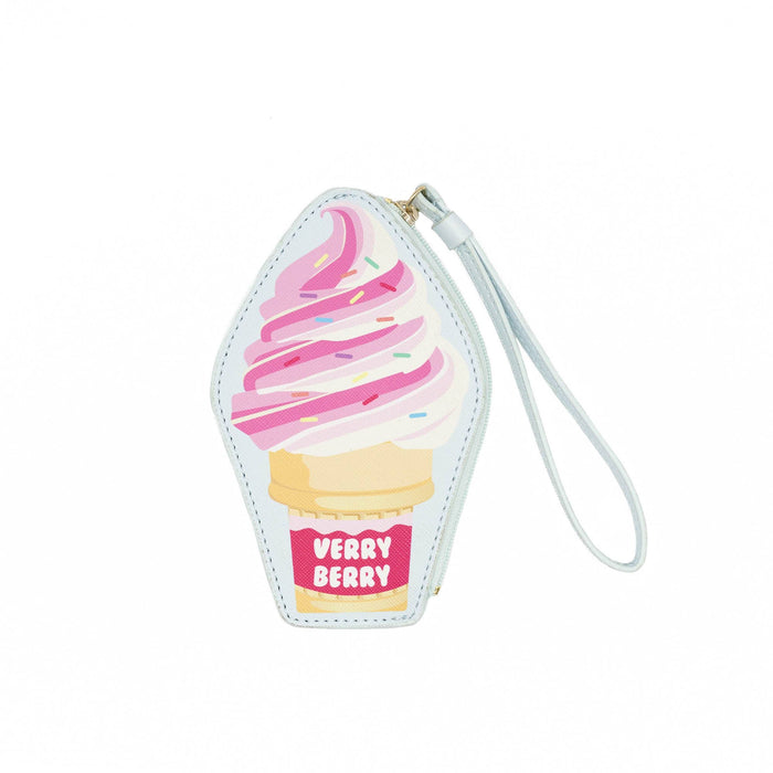 Novelty Wristlet - Strawberry Ice Cream - Wee Bee Baby Boutique