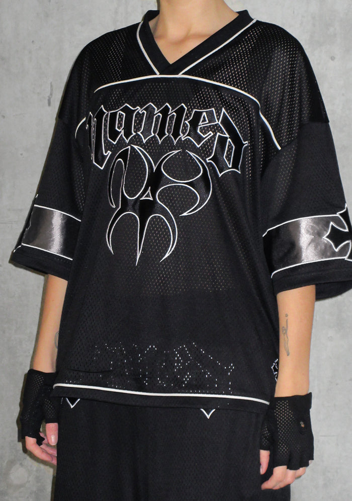 Nth ACTIVE AIRTEX MESH OVERSIZED JERSEY BLACK