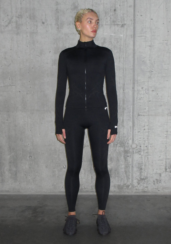 Nth ACTIVE CYBER ZIP THROUGH JACKET BLACK