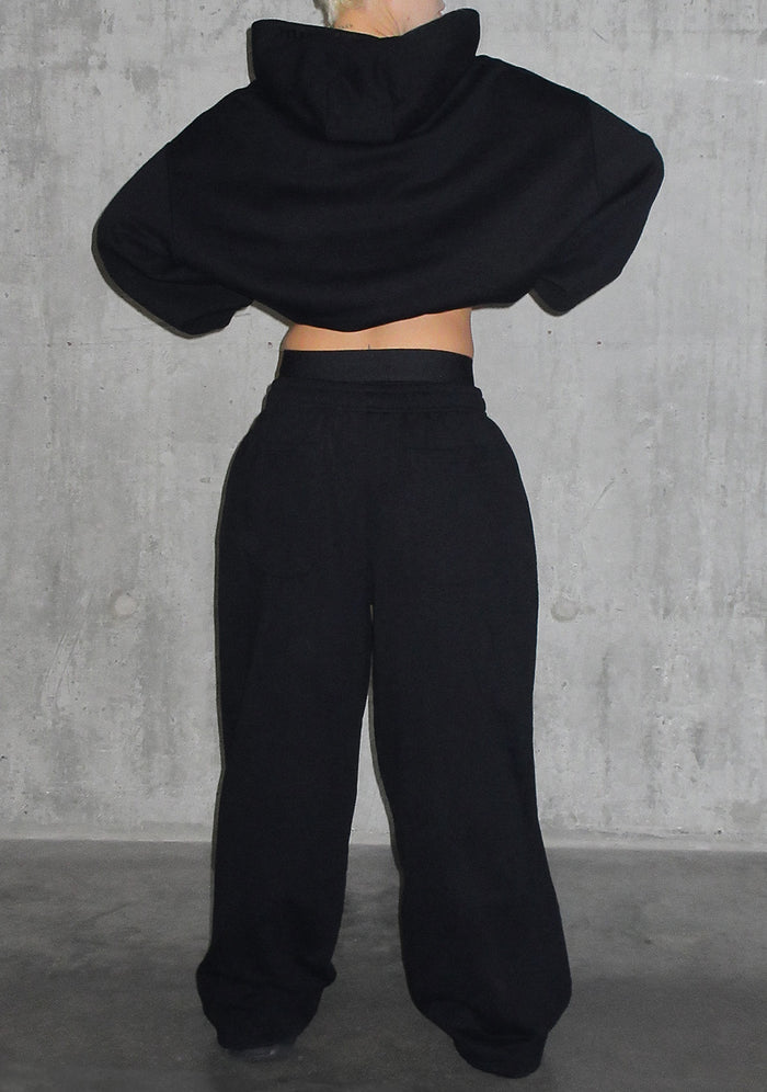 Nth ACTIVE OVERSIZED SWEATPANTS BLACK