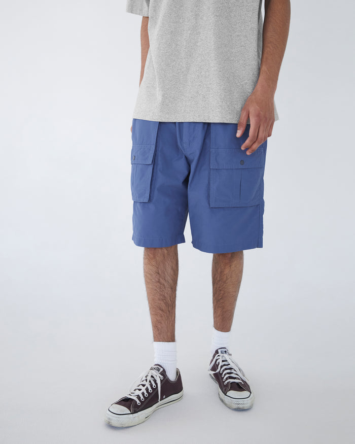 Nylon Hiking Short Blue