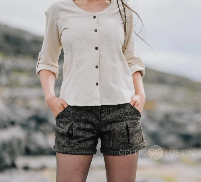 Celtic Fusion Design, Irish-designed folklore-inspired clothing created with a focus on sustainability, natural textures, and