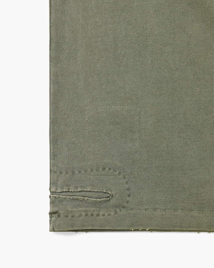 O.D Repaired Tee Olive