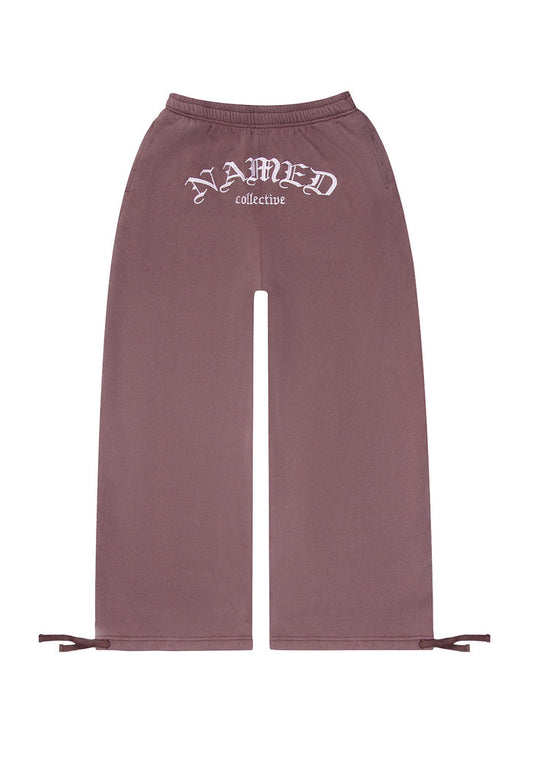 OLD ENGLISH OVERSIZED SWEATPANTS WASHED MAUVE