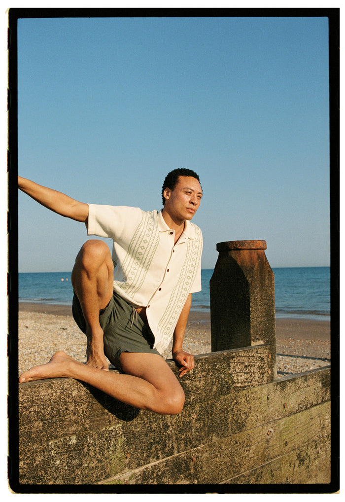 Olive Green Seaqual® Swim Shorts, Swimshorts - SIRPLUS