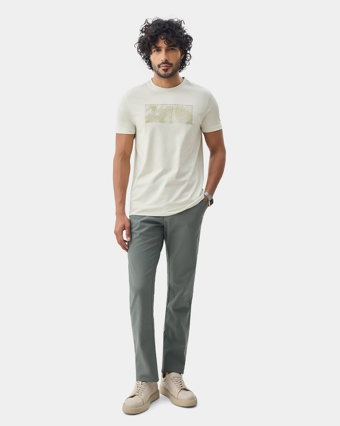 Olive Textured Khakis - Eiger