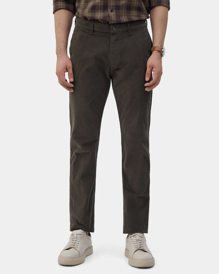 Olive Textured Khakis - Zagros