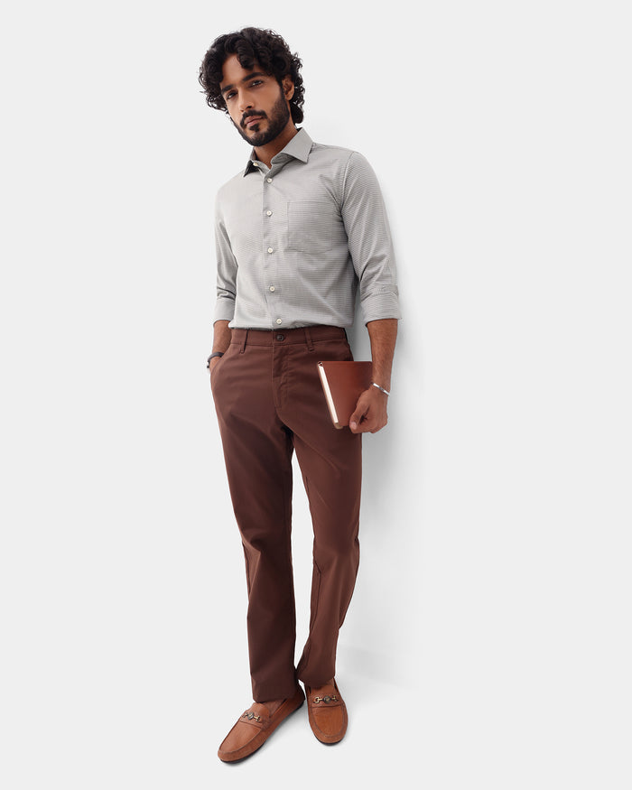 Olive Textured Shirt - Expression