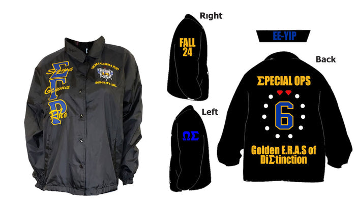 Omega Sigma - Line Jacket Order