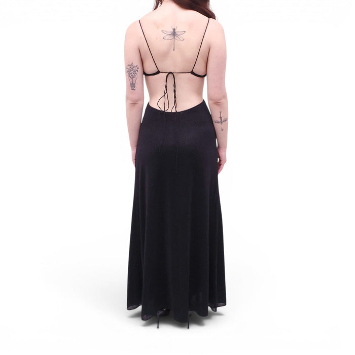 OSÉREE BLACK SPARKLE DRESS - SIZE S