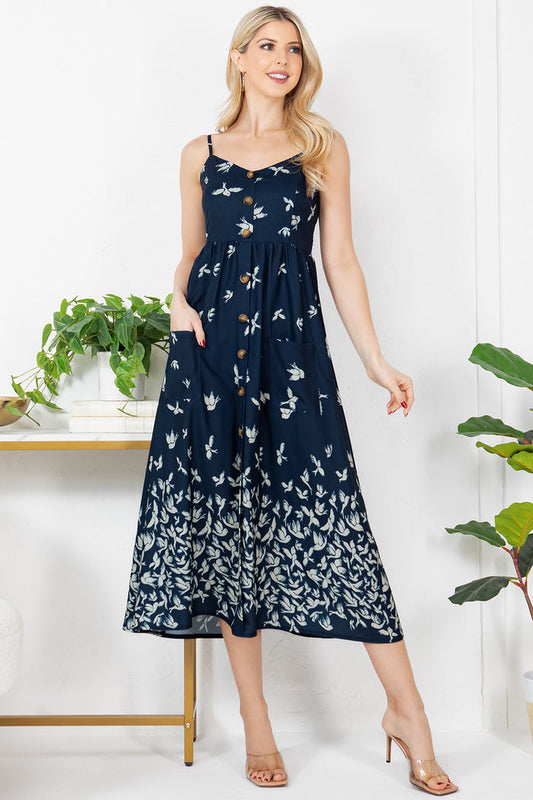 Out Of Town Dress Flock