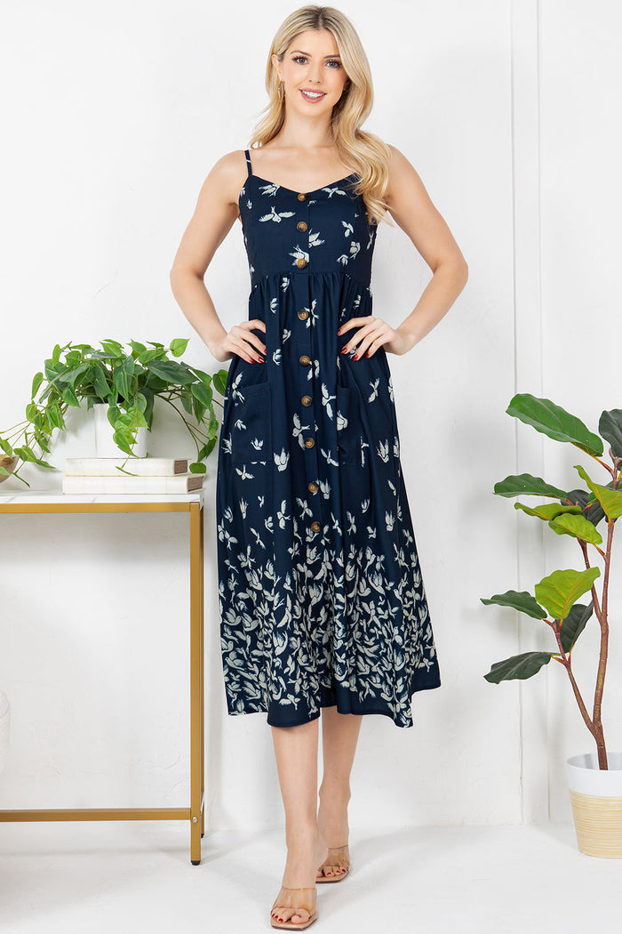 Out Of Town Dress Flock