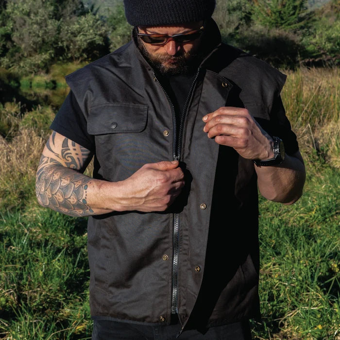 Outback Oilskin Vest - Outback Trading - Vests